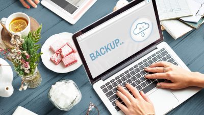 backup cloud storage data information concept