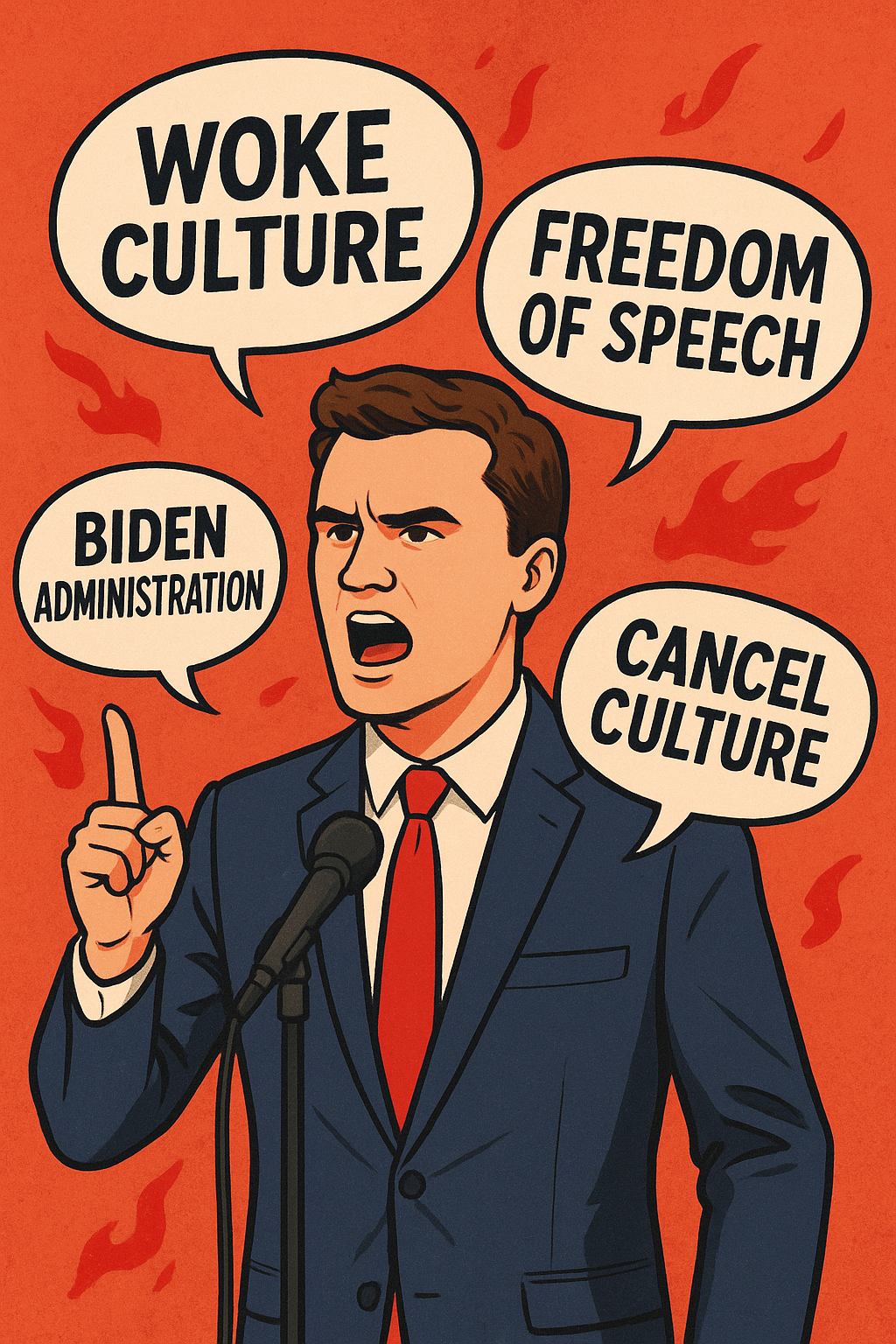 AI image of charlie kirk